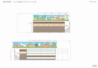 松川商店サンディ住吉墨江店 展開図