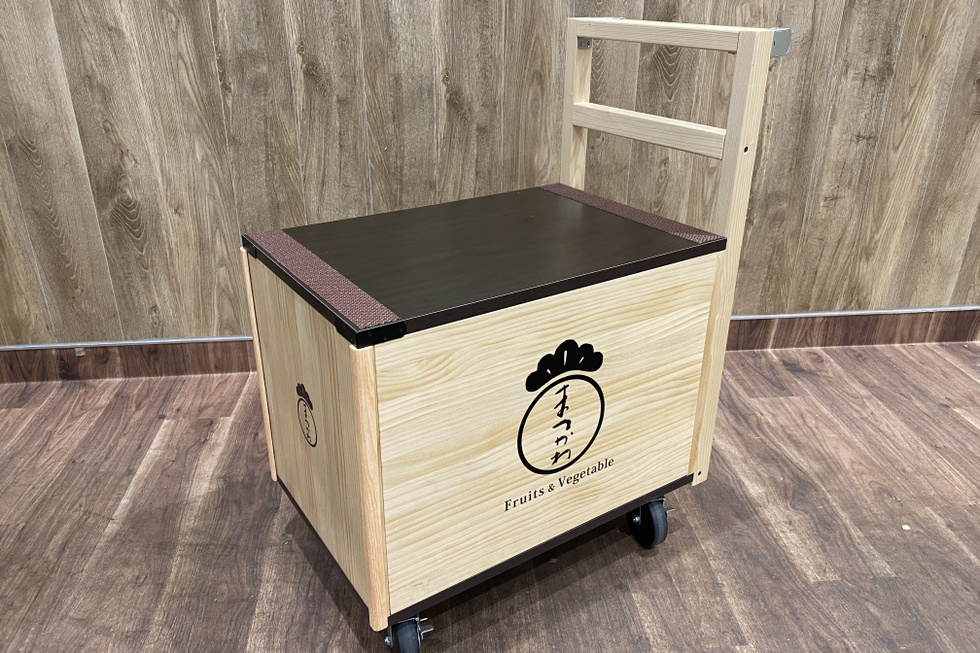 青果用木製台車